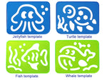 Alphabet Animal Drawing Water Mat – Reusable Educational Magic Canvas for Kids