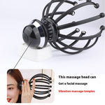 12-Claw Electric Vibration Head Massager – Ultimate Scalp Relaxation & Stress Relief
