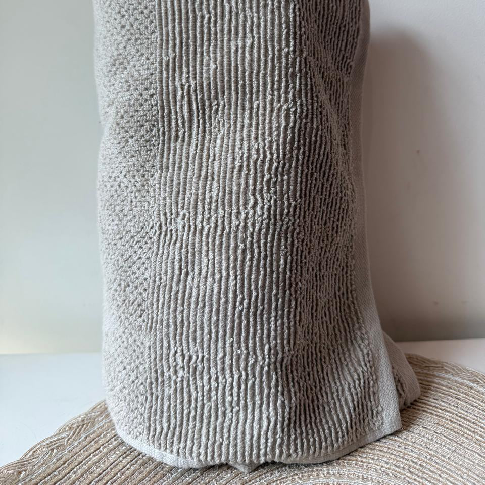 Luxury Cotton Towels – Hand & Bath Towels - Beige Set of 2