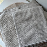 Luxury Cotton Towels – Hand & Bath Towels - Beige Set of 2