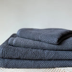 Luxury Cotton Towels – Hand & Bath Towels - Charcoal Set of 2