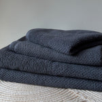 Luxury Cotton Towels – Hand & Bath Towels - Charcoal Set of 2