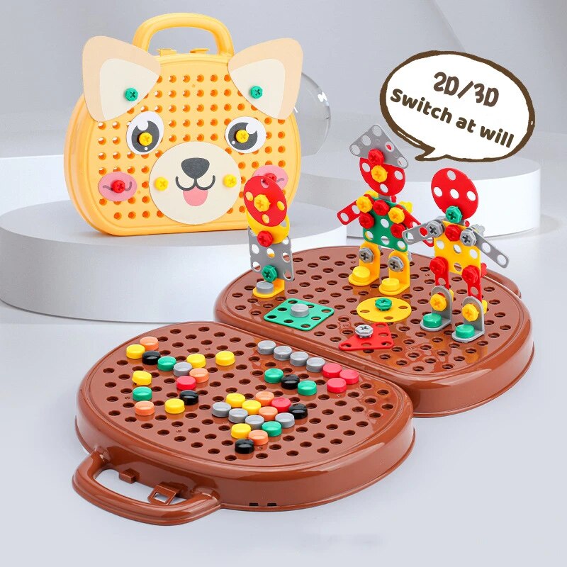 DIY Screw Puzzle Suitcase | Baby & Kids