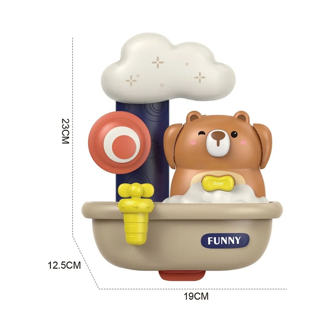 STEM Happy Bath Time Toy Set - 18 Months, Educational 3-Piece Infant Bath Fun