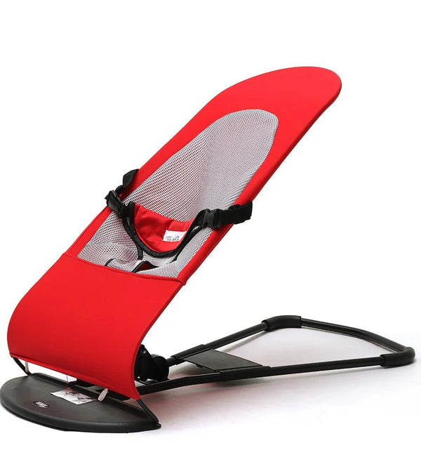 Baby Balance Bouncer with Adjustable Seat Belt - Red