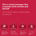 12-Claw Electric Vibration Head Massager – Ultimate Scalp Relaxation & Stress Relief