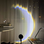 INS USB Moon Lamp โ LED Rainbow Sunset Projector ๐โจ