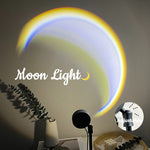 INS USB Moon Lamp โ LED Rainbow Sunset Projector ๐โจ