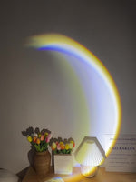 INS USB Moon Lamp โ LED Rainbow Sunset Projector ๐โจ