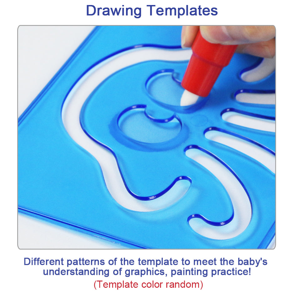 Alphabet Animal Drawing Water Mat – Reusable Educational Magic Canvas for Kids