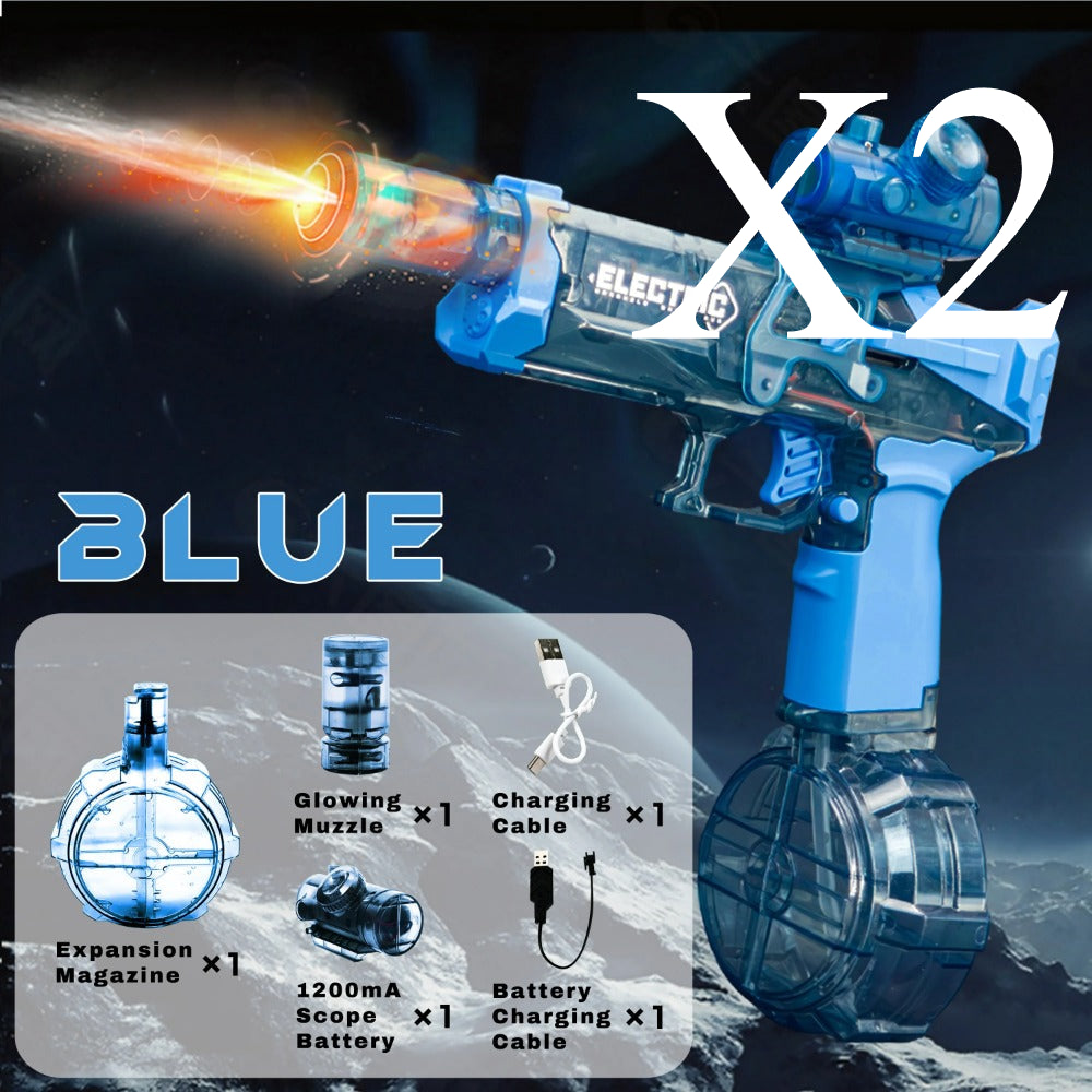 Water fight with Aqua Battle Blaster