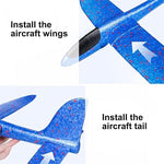 Fitto Foam Led Airplane With Fast Launcher | Outdoor Toy For Kids