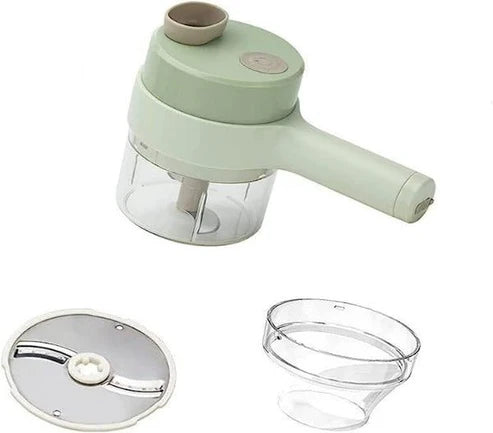 4 In 1 Handheld Electric Vegetable Cutter Set