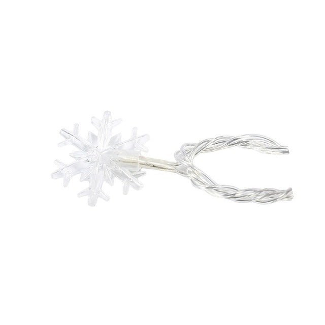 LED Snow Flake String Lights – Warm & Colorful Decorative Lighting ✨🌟
